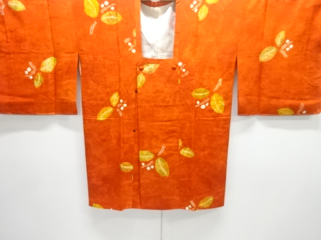 JAPANESE KIMONO / MICHIYUKI COAT / SHIBORI / BERRY 